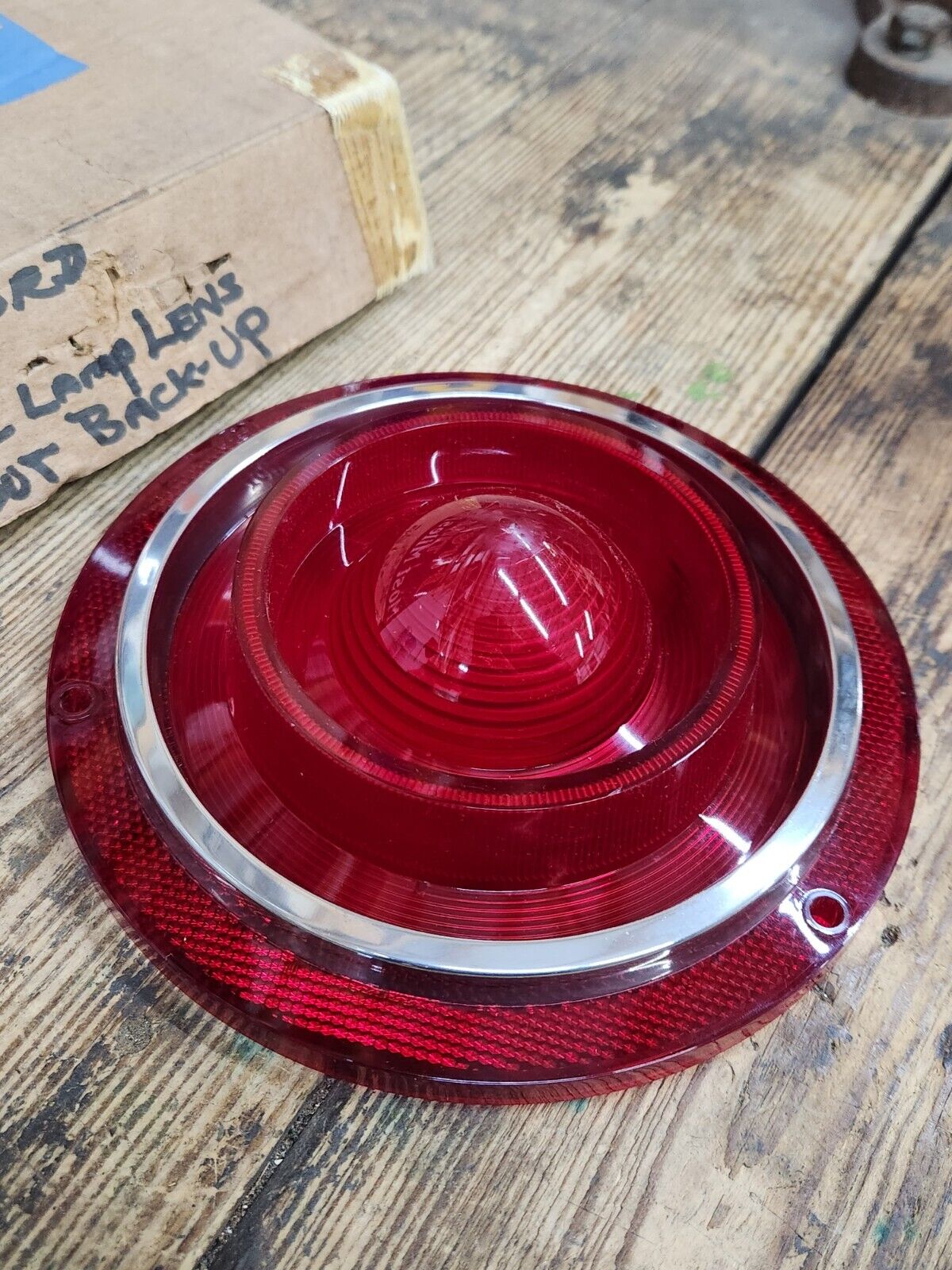 NOS OEM 1962 Ford Galaxie Taillight Lamp Lens Without Backup # C2AZ-13450-A