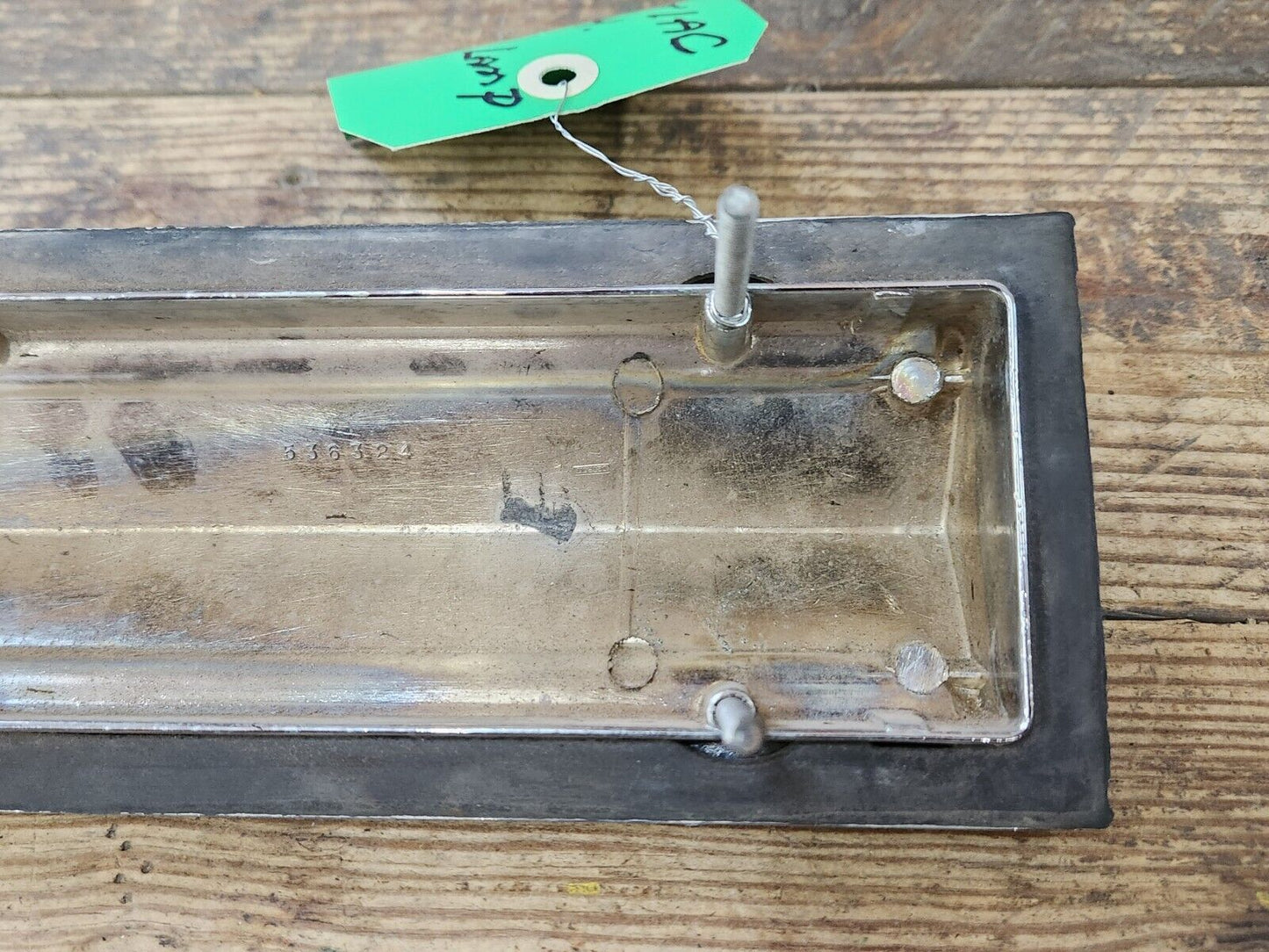 1960 PONTIAC BACK UP LAMP Delete Cover Bonneville Ventura ALL EXCEPT WAGON