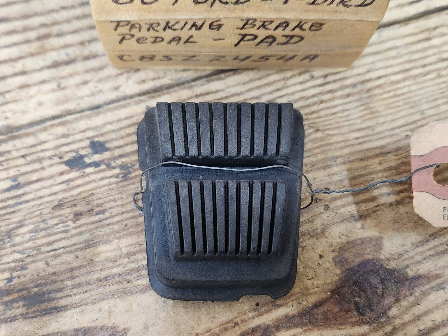 NOS OEM 1968-1972 Thunderbird Galaxie LTD Marquis MkIII PARKING BRAKE PEDAL PAD