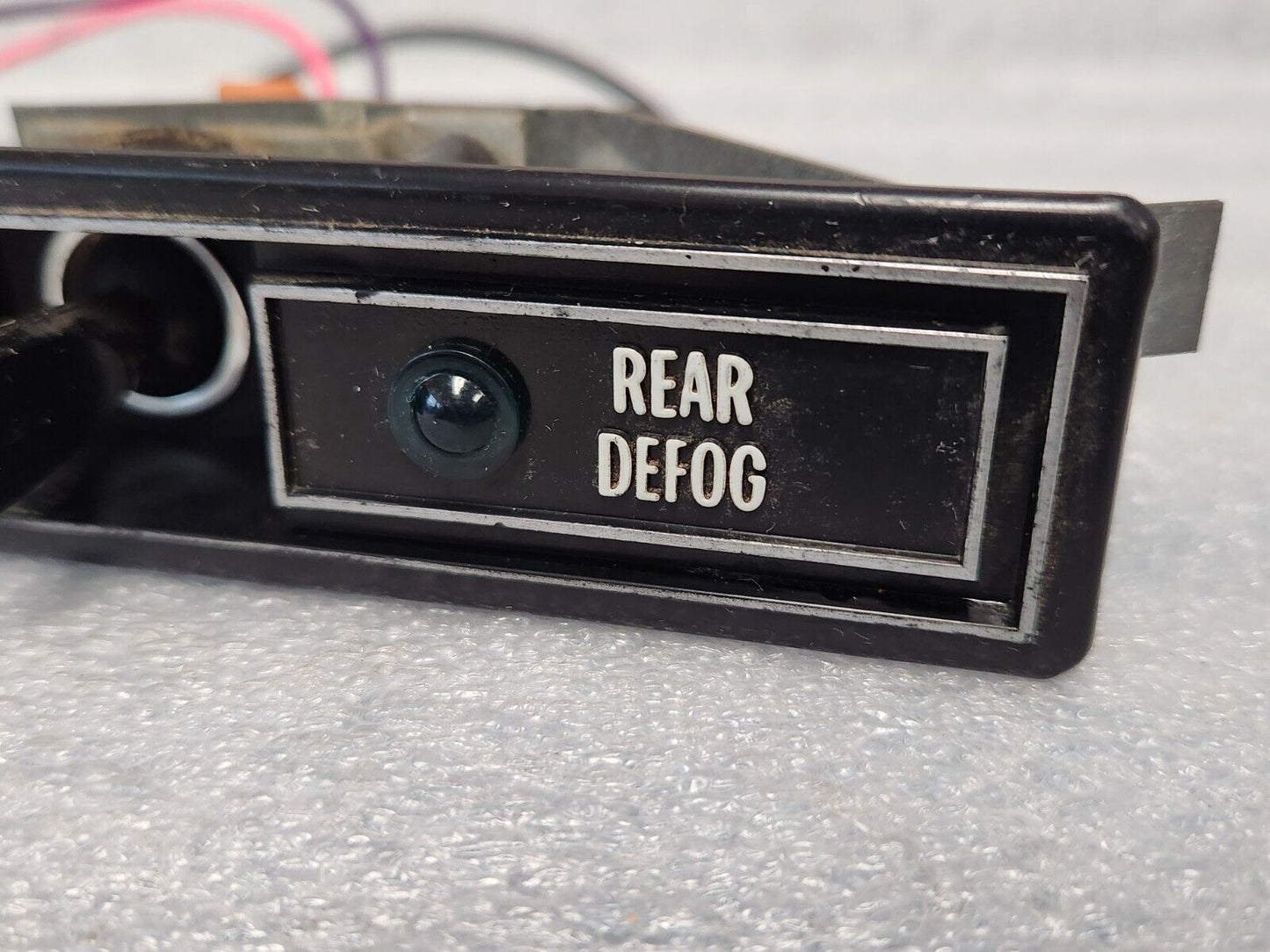 1973 1974 1975 1976 1977 Buick Regal Century Rear Defog Defrost Switch Assembly