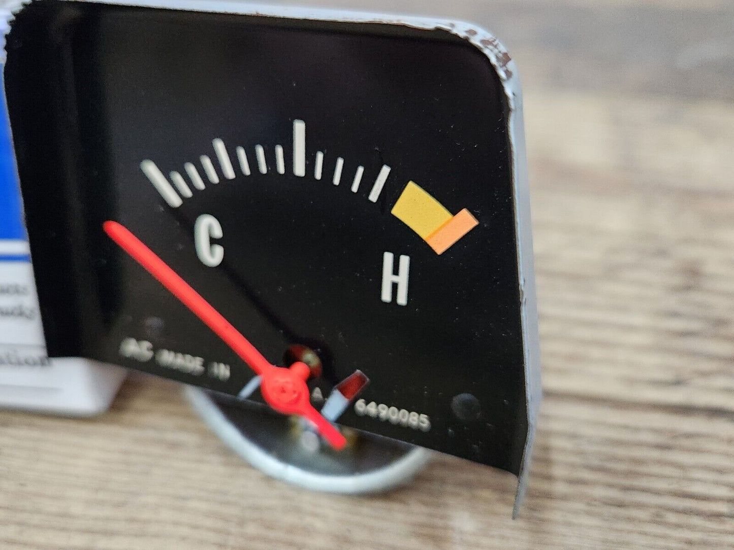 NEW Black Console Temp Gauge For 1968-1976 Camaro Chevy II Nova Ventura GTO
