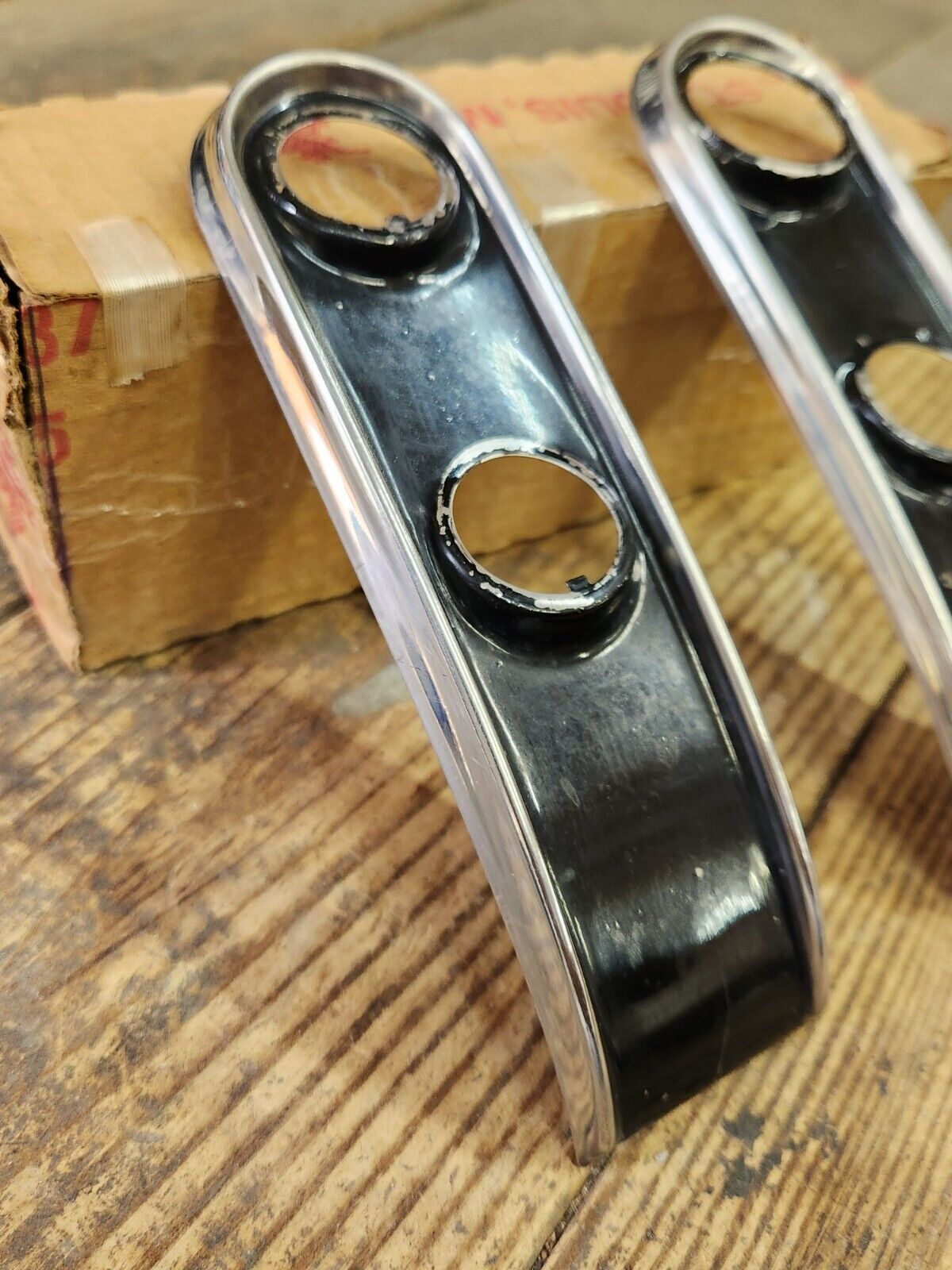 1953 Ford Crestline Customline Interior Dash Controls Bezel Finish Panel Plates