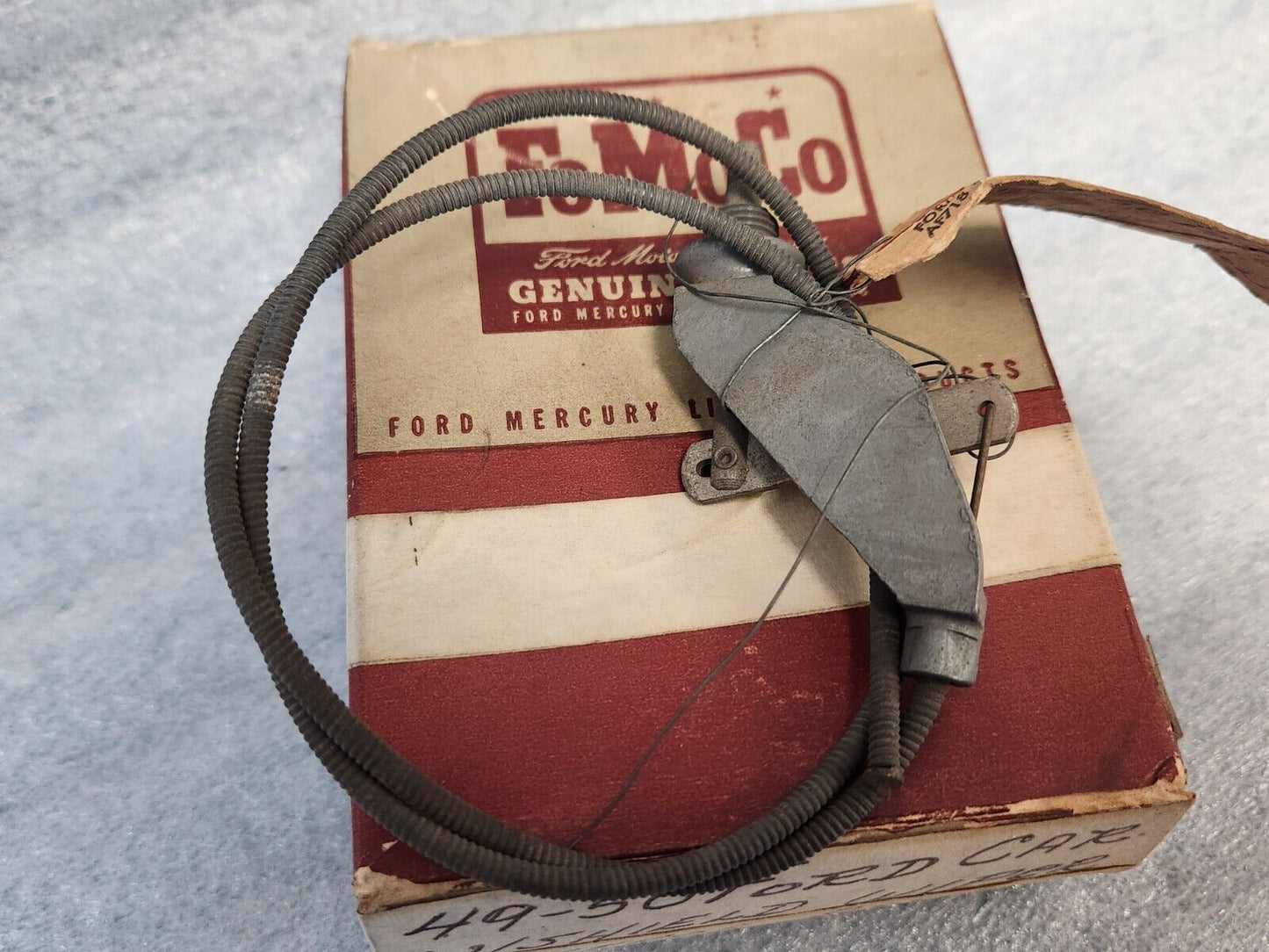 NOS 1949 1950 Ford car windshield wiper motor control cable Assy. 8A-17470-A