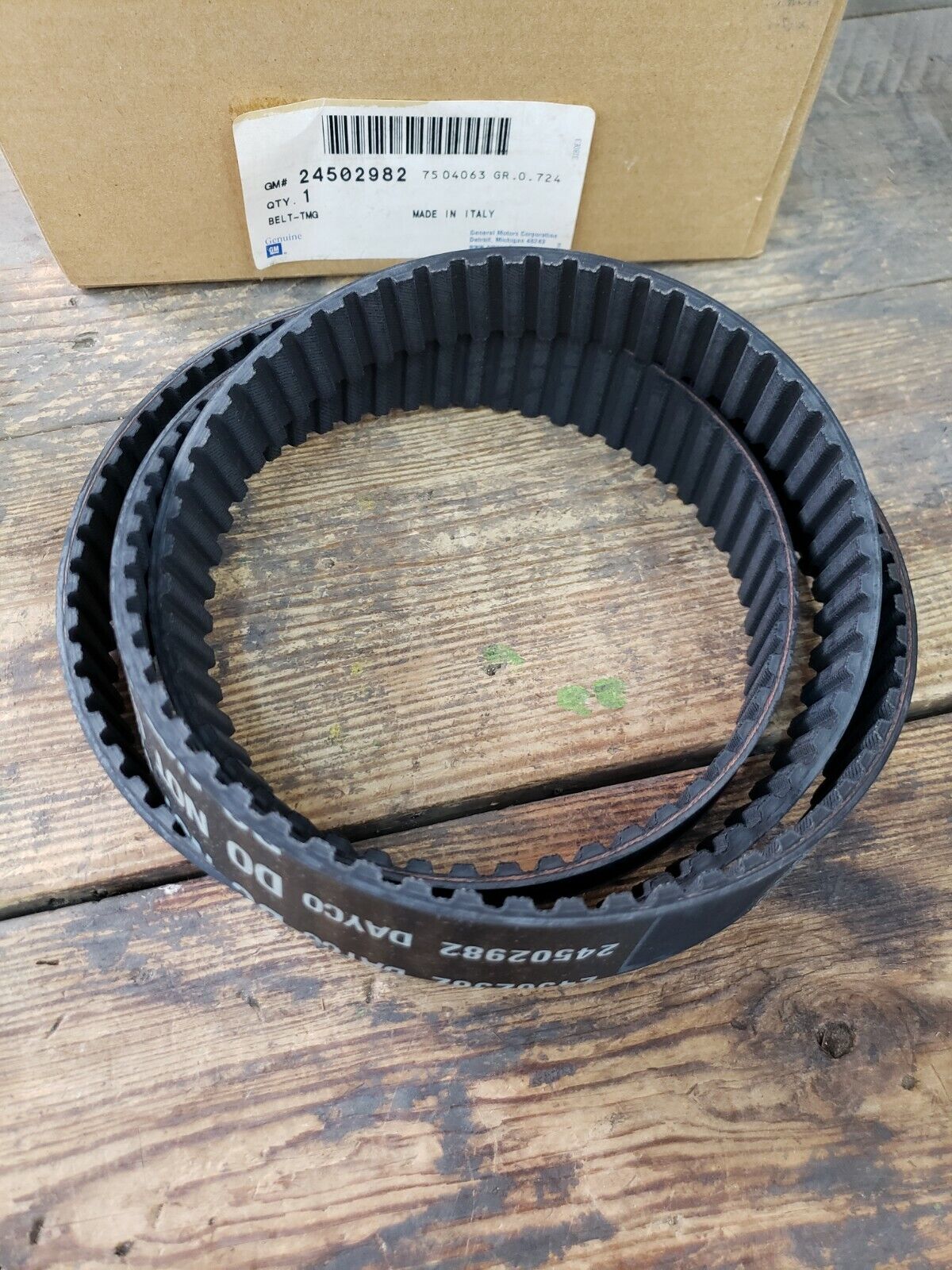 NEW NOS 1991 - 1995 CHEVROLET PONTIAC OLDSMOBILE TIMING BELT GM 24502982