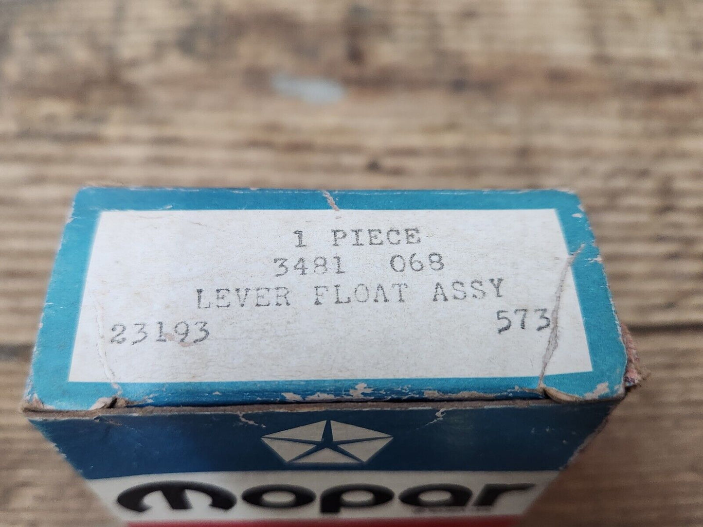 NOS Mopar 1971 Plymouth Dodge Chrysler 383 4 bbl Carter #6125s float #3481068