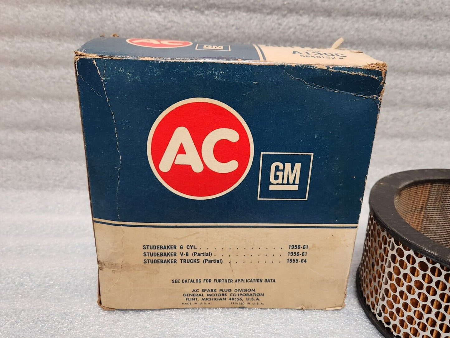 NOS 1958-1961 STUDEBAKER V8 6 CYL 1955-1964 TRUCK AIR FILTER AC A130C 5648152