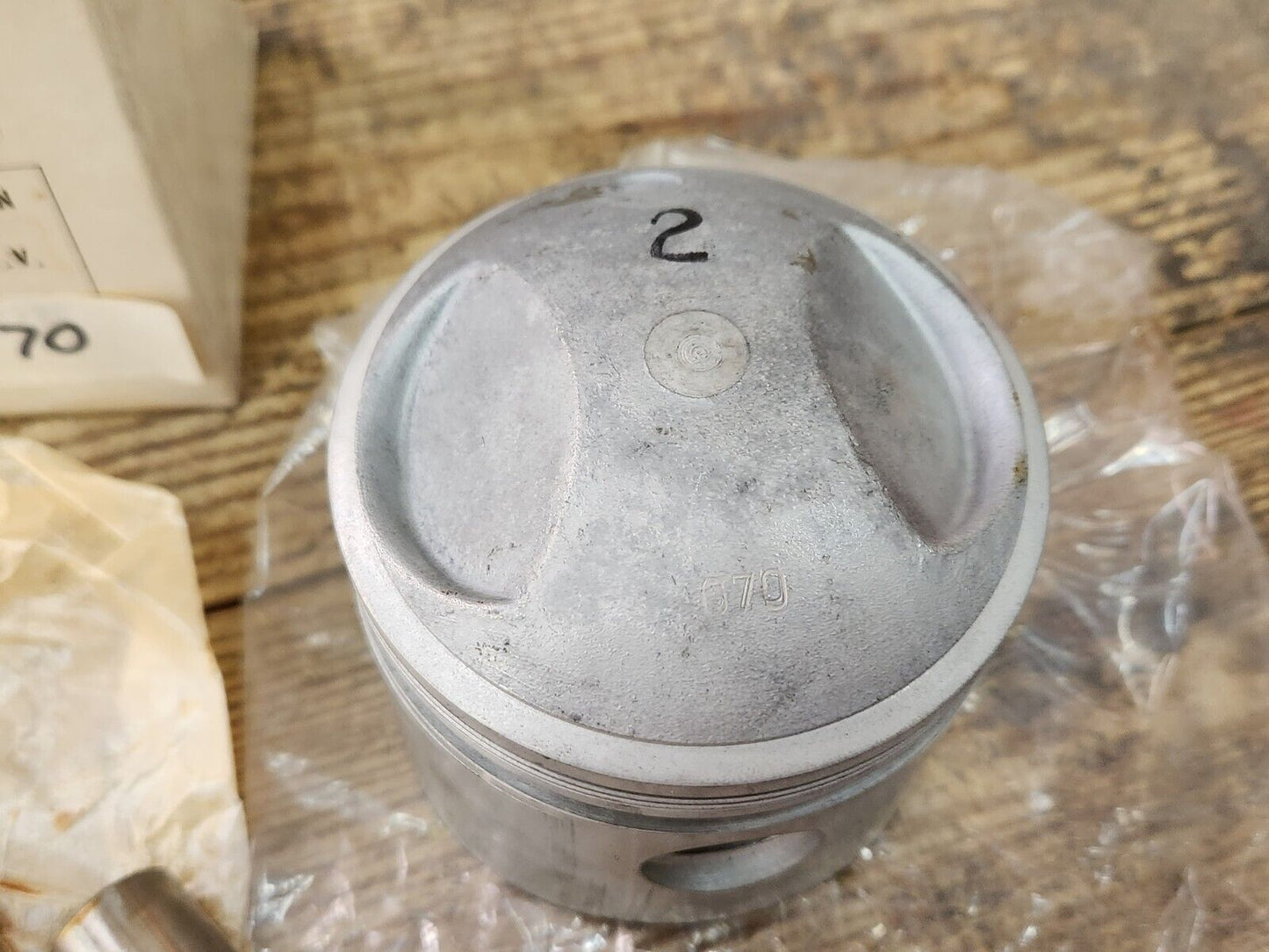 New 1941-up Harley 74" Knucklehead Panhead Shovelhead Piston Kit +.070 OS Japan