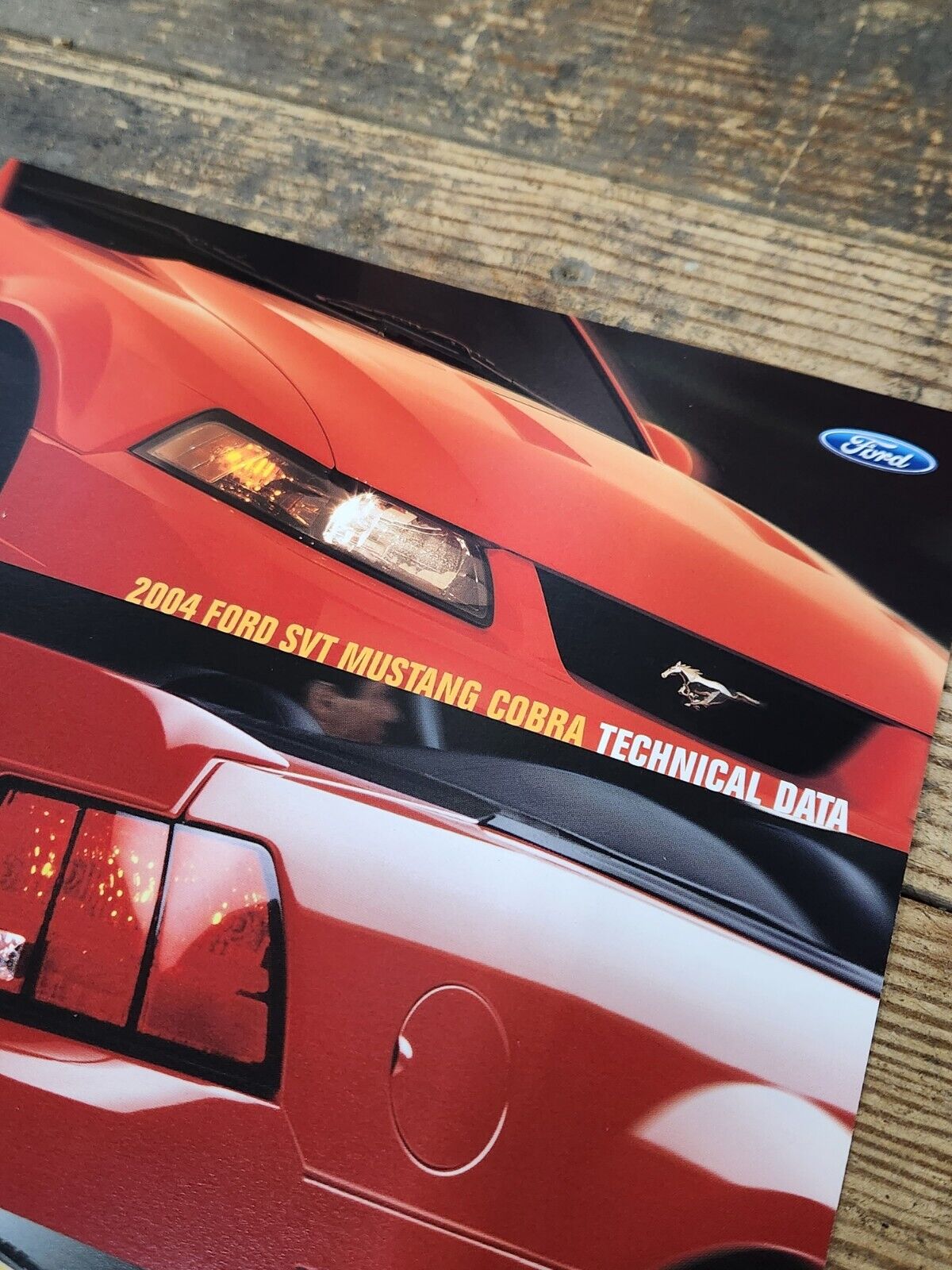 2004 Ford Mustang SVT Cobra Sales Brochure Card Sheet NEW Dealership PROMO