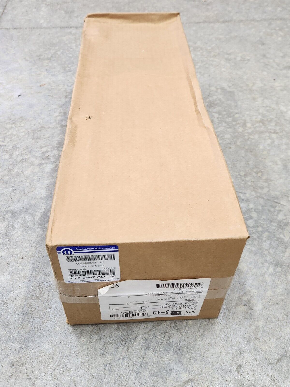 2014-2020 RAM PROMASTER 1500 2500 3500 REAR LH SIDE TAILLIGHT LAMP OEM MOPAR NEW