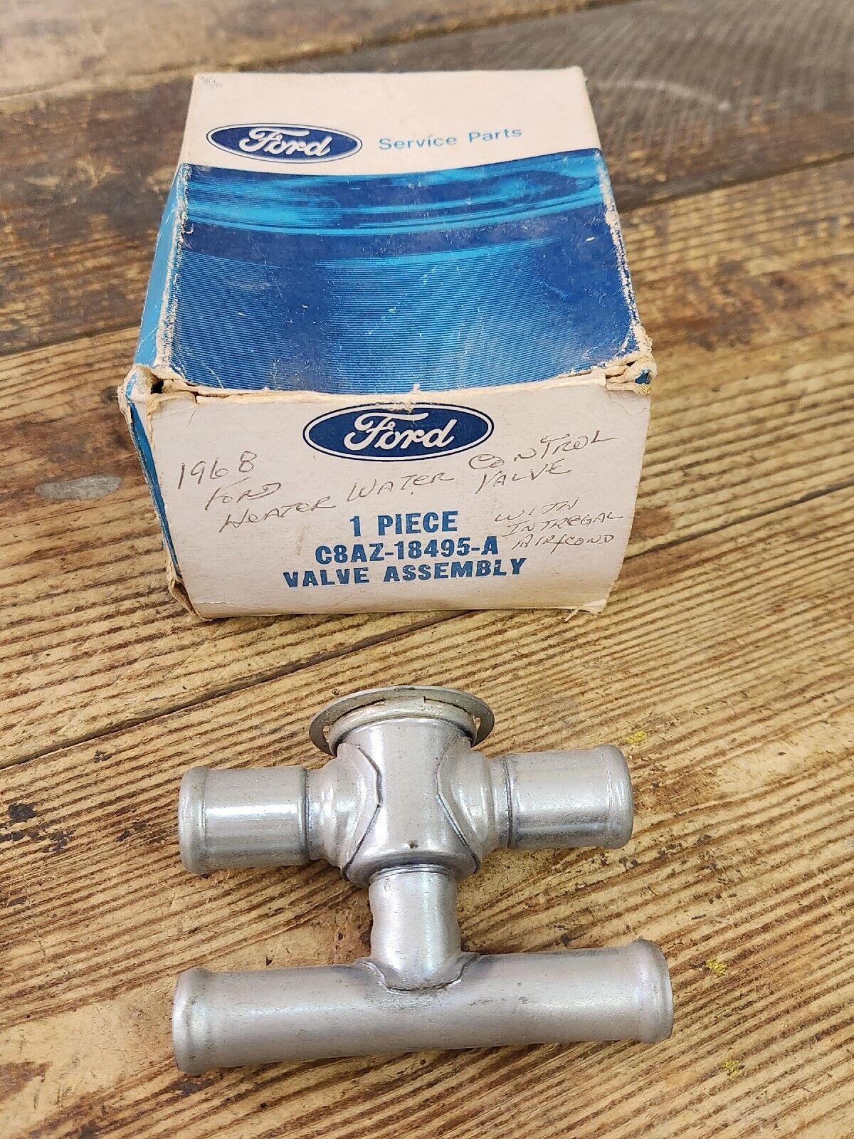 NOS 1968 FORD GALAXIE HEATER VALVE C8AZ-18495-A OEM XL 500 LTD