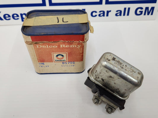 NOS Delco Remy 1966-72 CORVETTE 12V Horn Relay Chevy II Chevelle Camaro 1115889