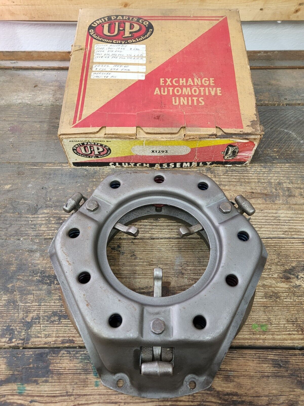 NOS Reman 1941-1955 Ford 1941-48 Mercury 59-60 Edsel Clutch Pressure Plate 8 cyl