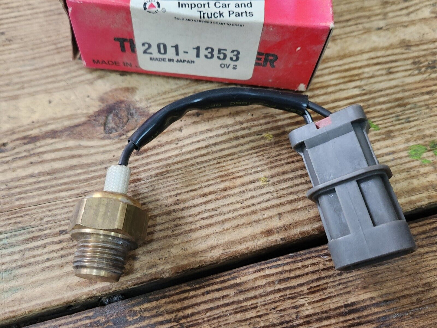 NOS New Old Stock Beck / Arnley Thermo Fan Switch 1985-1989 Nissan 201-1353