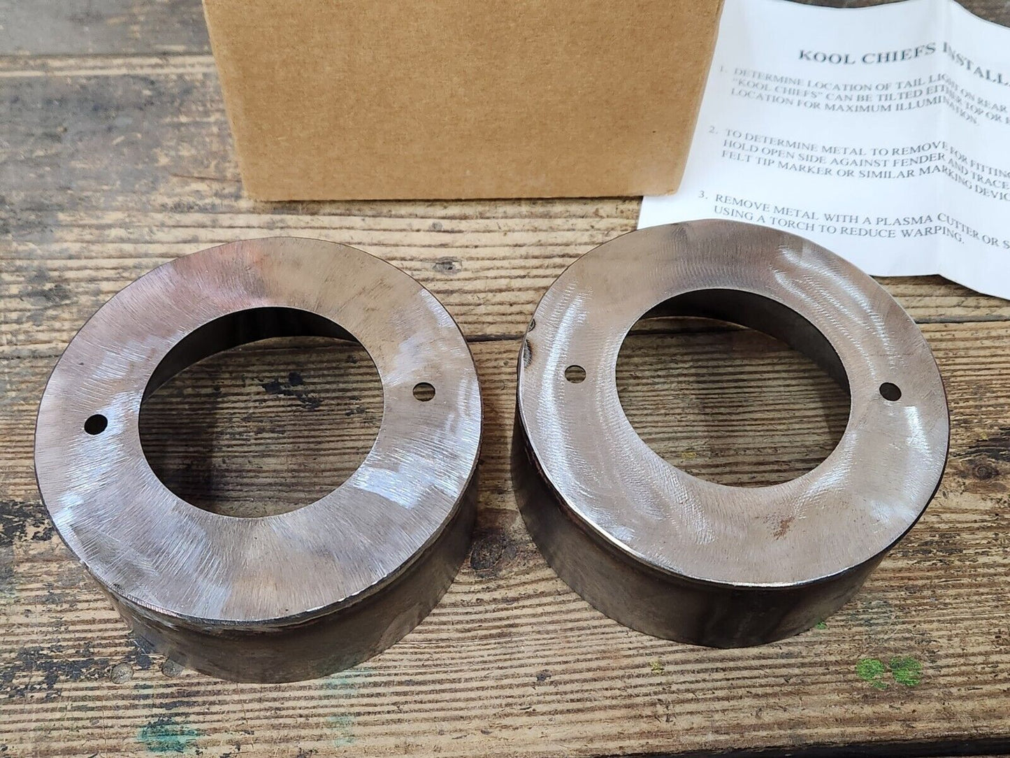 1950 Pontiac Tail Light French Frenching Buckets NEW Hot Rod Custom Kustom