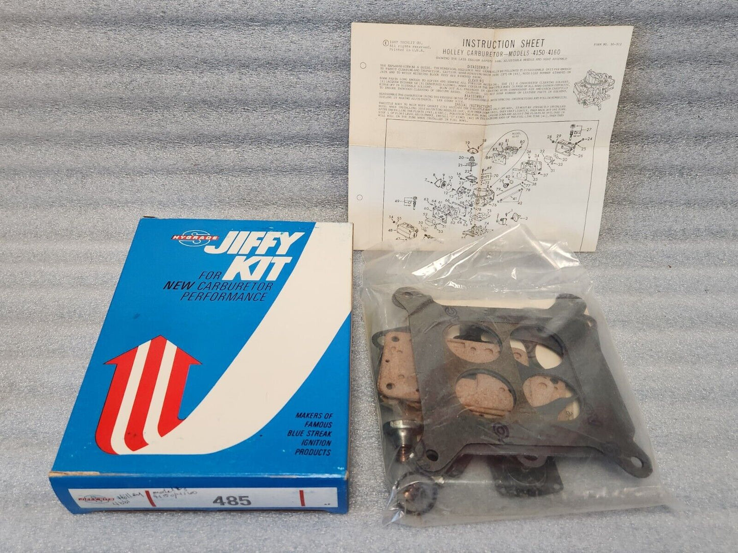 NEW 1966-1968 Chevy Holley 4150 4bbl Carburetor Rebuild Repair Kit 427 Engine