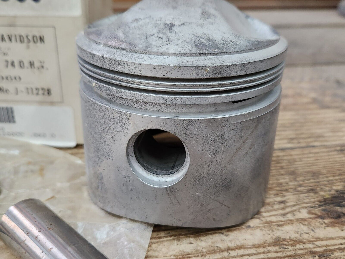 New 1941-up Harley 74" Knucklehead Panhead Shovelhead Piston Kit +.060 OS Japan