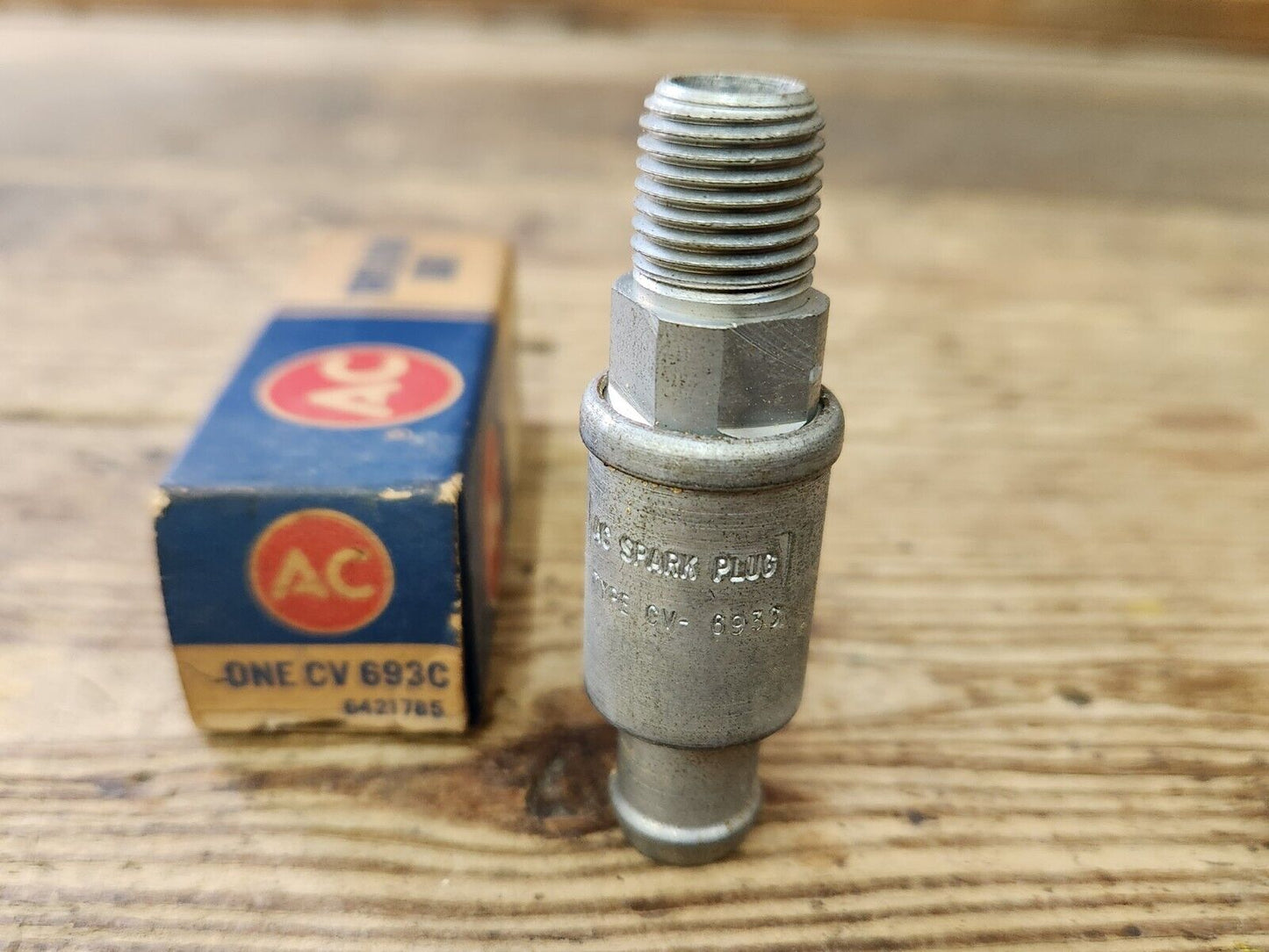 NOS OEM 1961 1962 Corvette PCV Valve CV693C Factory AC Delco