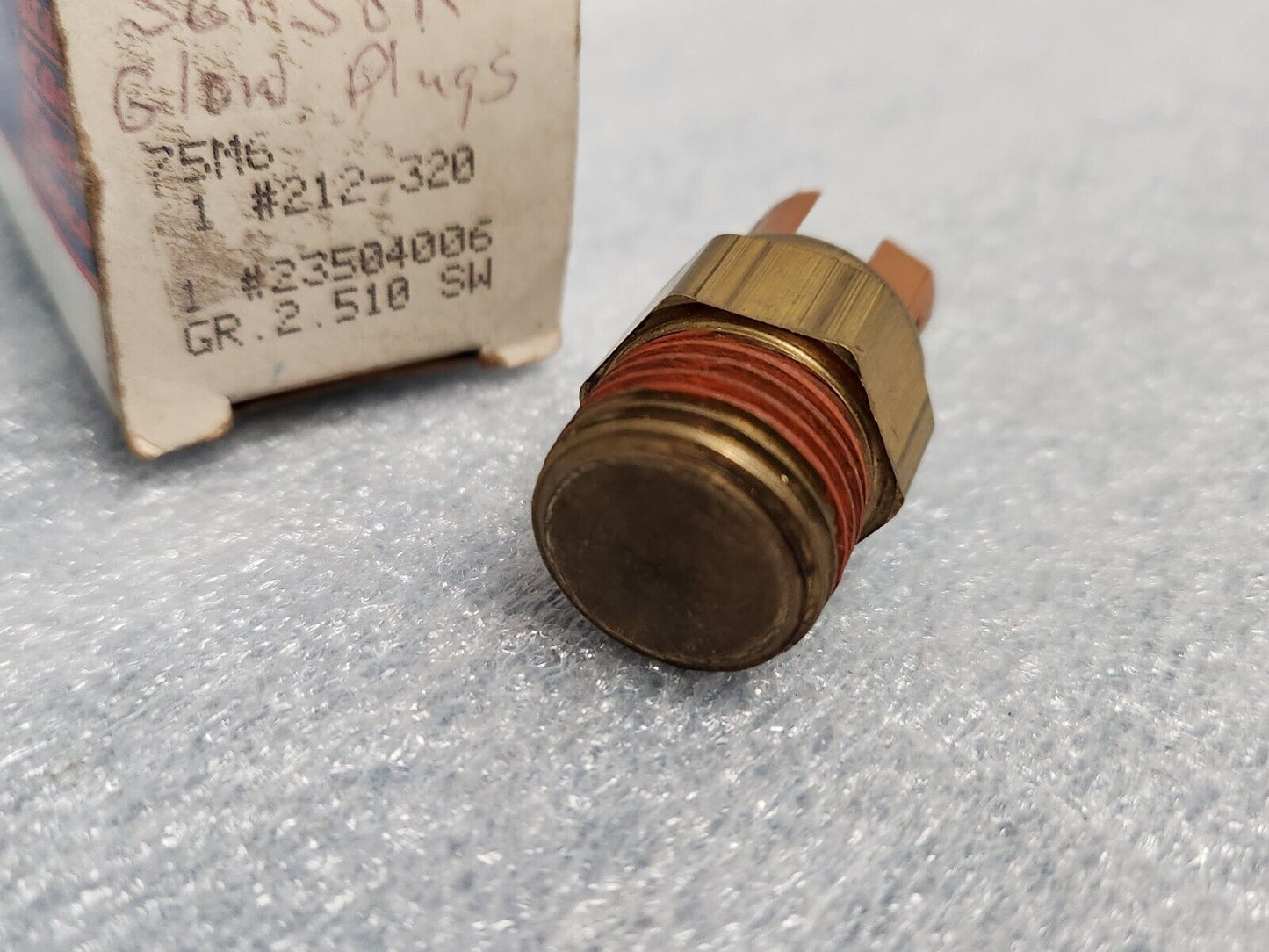 NOS 1989 1990 Chevrolet GMC 6.2L Glow Plug Inhibitor Switch 23504006 OEM 212-319