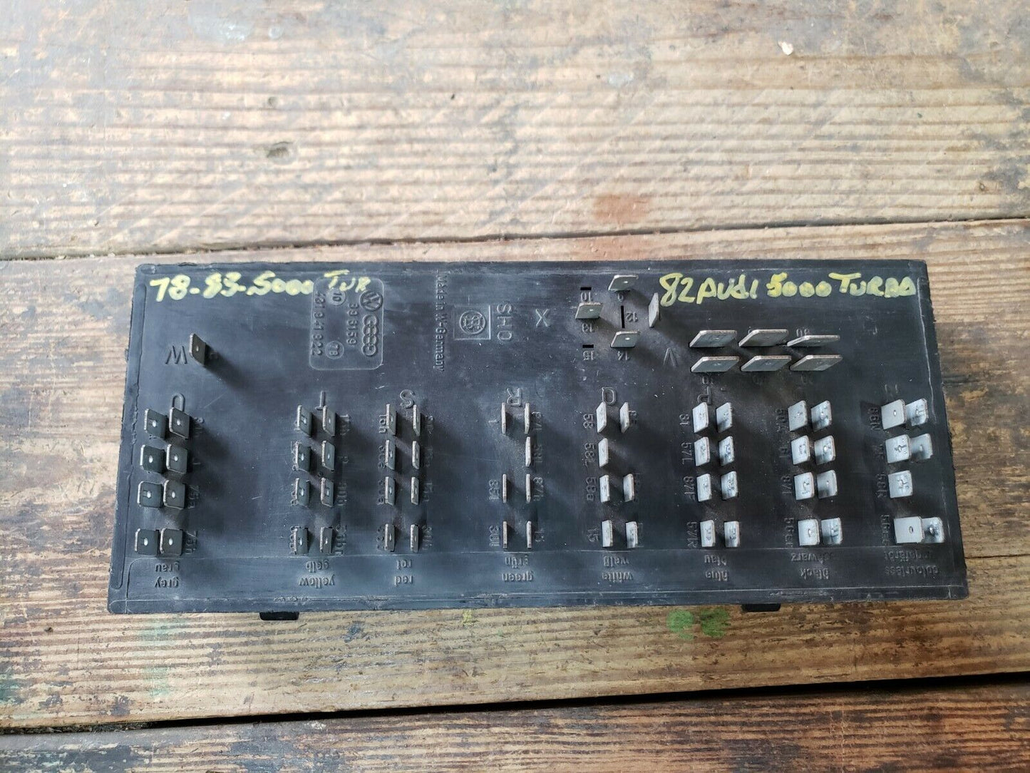 Electrical Fuse & Relay Box Audi 5000 1978 to 1983, Turbo to 1982 OEM 431941822