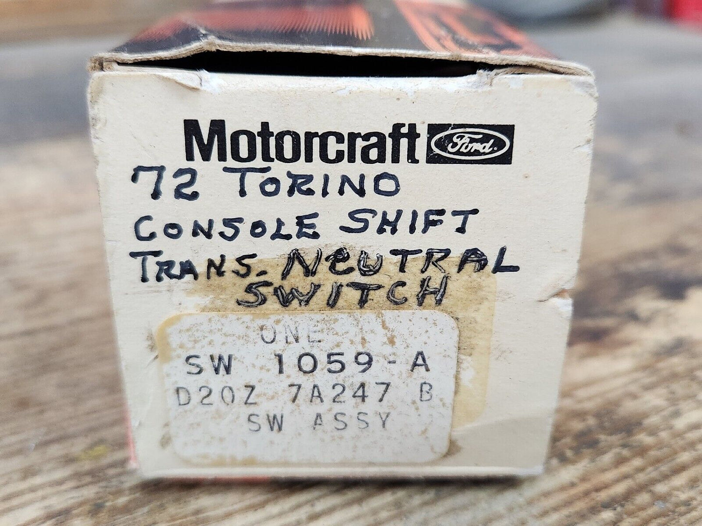 NOS OEM Torino TBird D20Z-7A247-B Console Shift Neutral Safety Switch 1972-1979