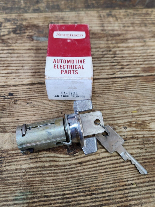 NEW NORS BUICK CADILLAC CHEVY OLDS  PONTIAC 1969  IGNITION SWITCH CYL & KEYS