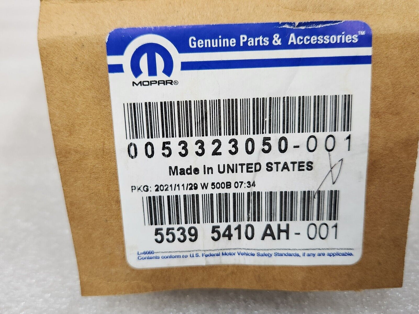 NEW OEM 2007-2018 Jeep Wrangler Rear Black Liftgate Hatch Door Handle 55395410AH