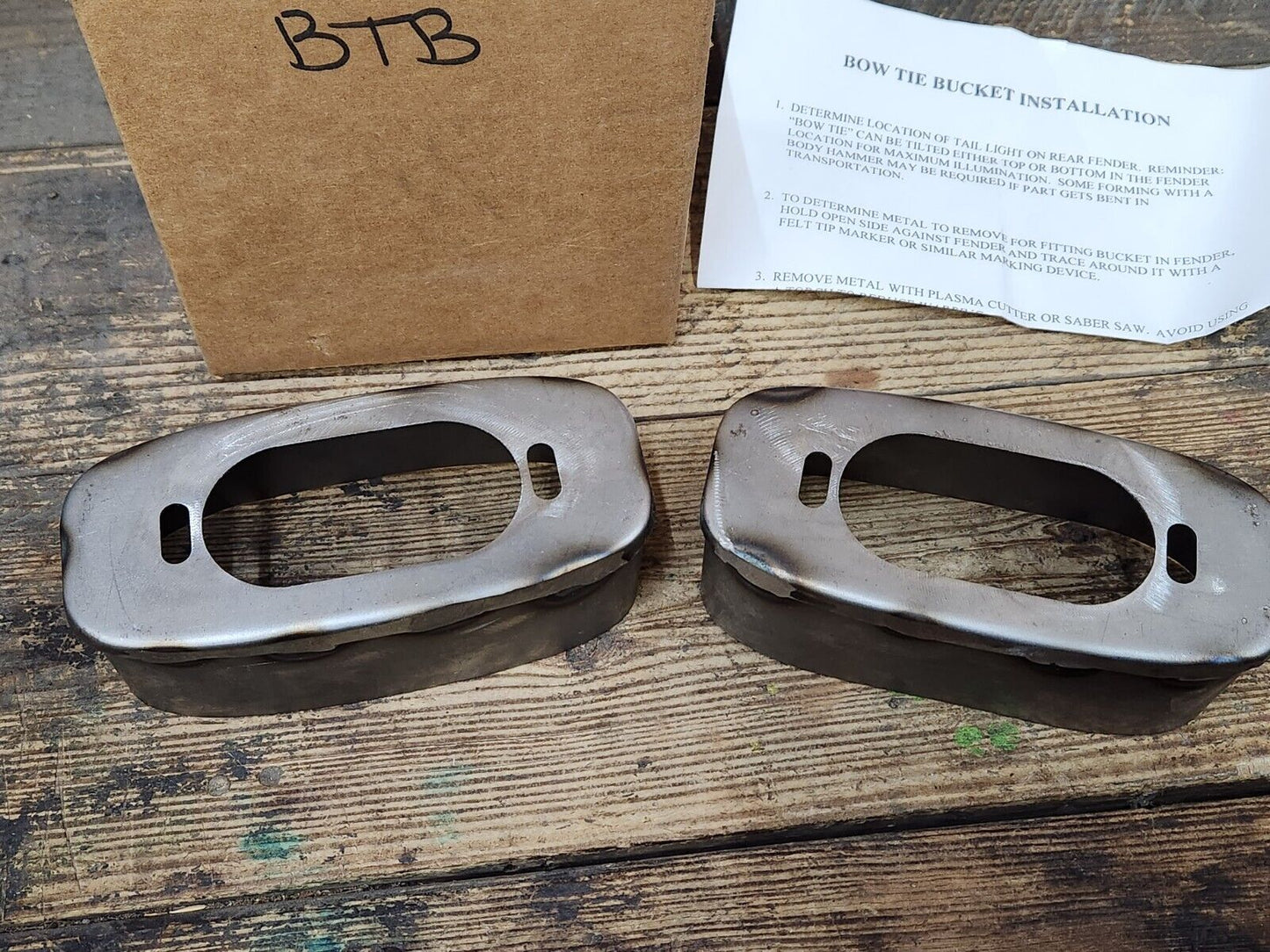 1941-1948 Chevy Tail Light French Frenching Buckets NEW Hot Rod Custom Kustom