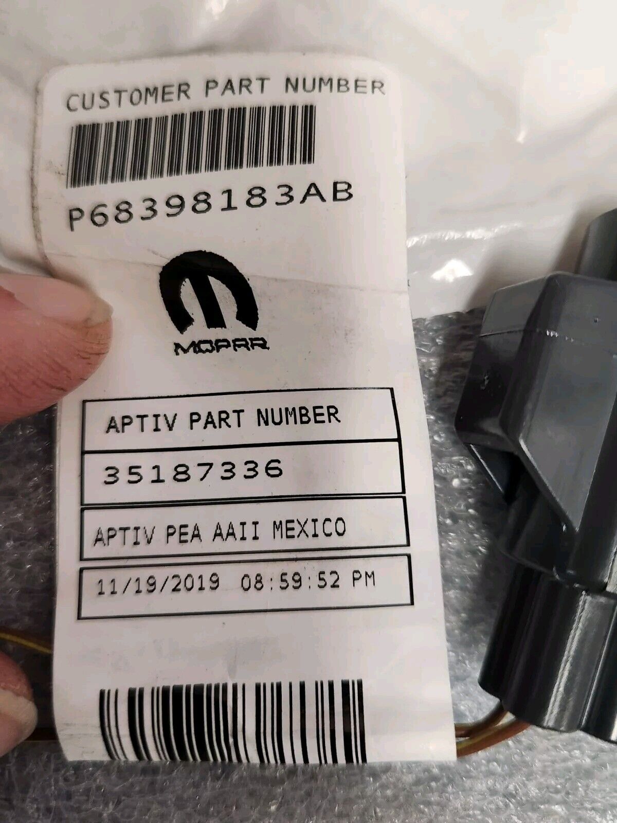 NEW Genuine Mopar 2019-2024 RAM 2500 3500 Jumper Wiring 68398183AB