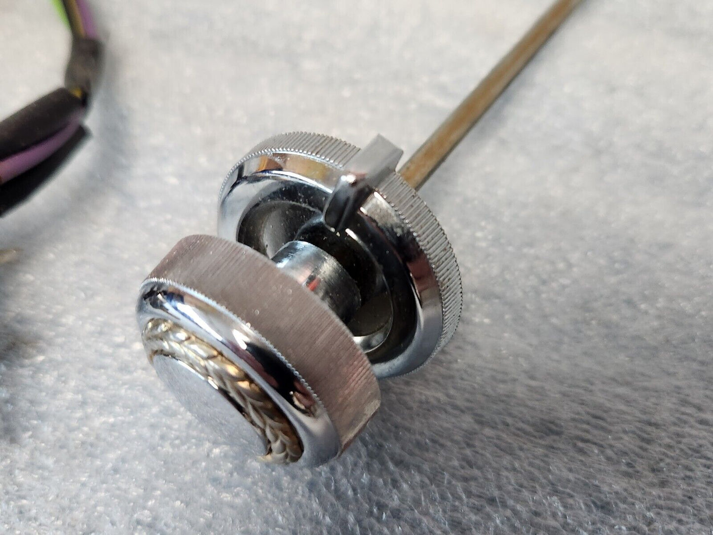 1976-79 CADILLAC SEVILLE HEADLIGHT SWITCH W/ TWILIGHT SENTINEL KNOB BEZEL SHAFT