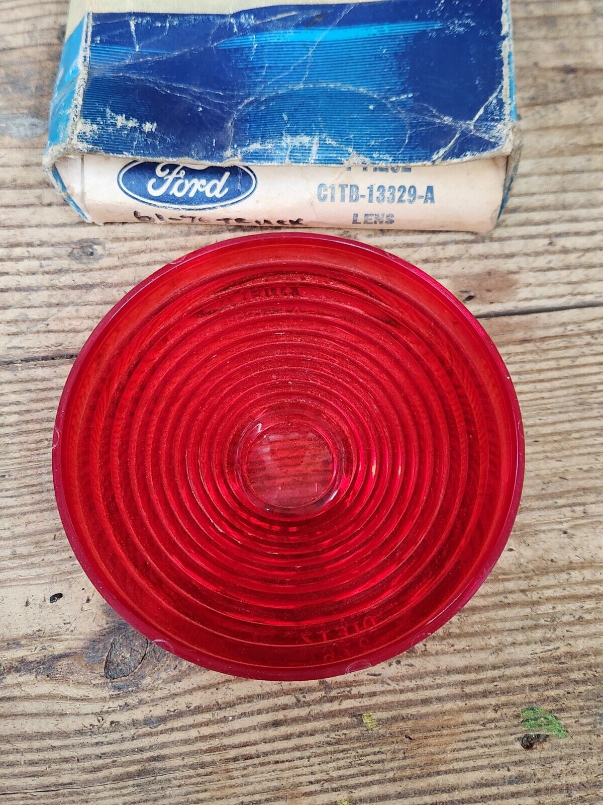 NOS FOMOCO  1961-1970 FORD TRUCK Taillight Brake Light Lens C1TB-13329-A