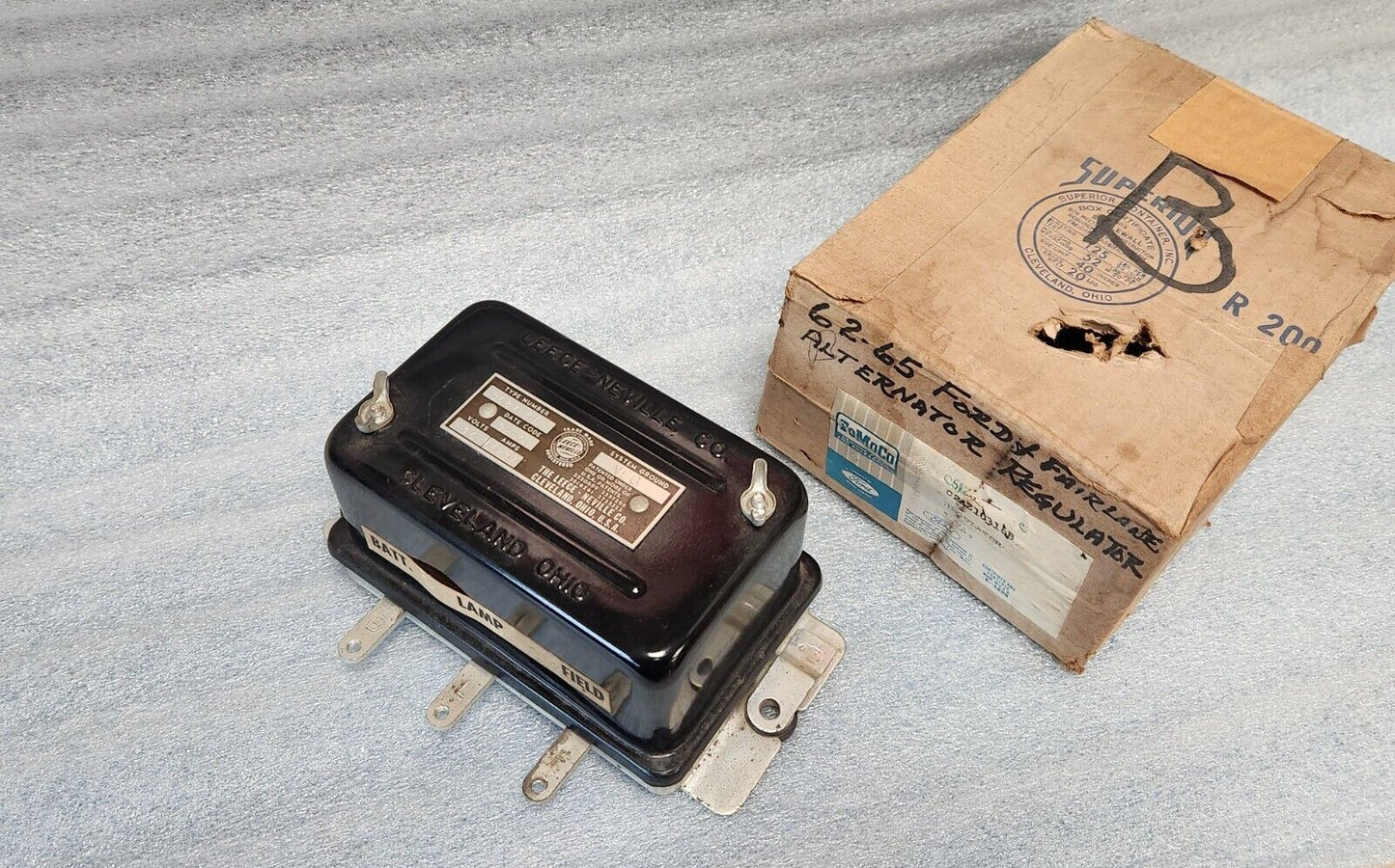 NOS 1962 - 1965 FORD FAIRLANE GALAXIE & MERCURY VOLTAGE REGULATOR C2AZ-10316-B