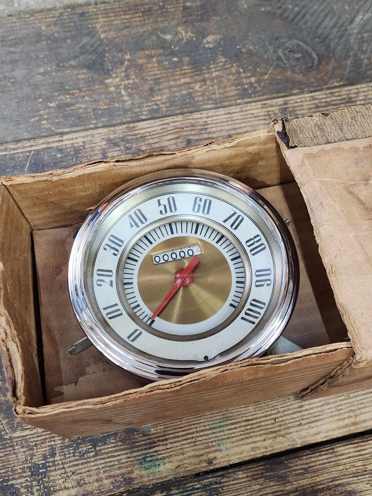 NOS 1942 Ford Woodie Wagon Speedometer Clock Ford Vintage Dashboard Speedo