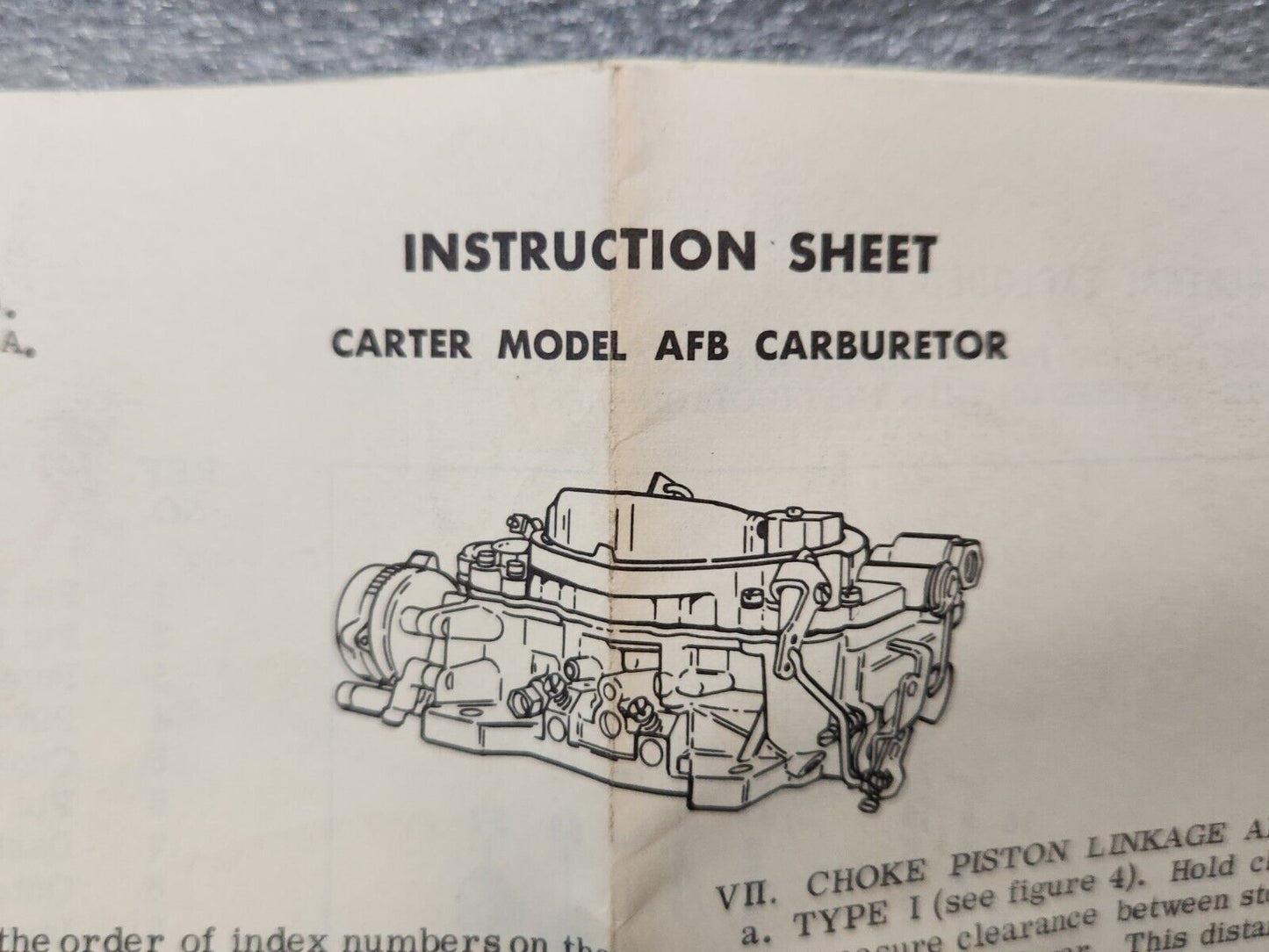 NEW Carter AFB 4 BBL V8 Carburetor Rebuild Repair Kit 1959-67 Lincoln 57-60 Ford
