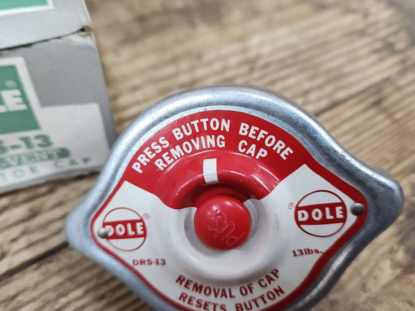 1955-1966 Chrysler Desoto Dodge Plymouth Packard Studebaker DRS-13 Radiator Cap