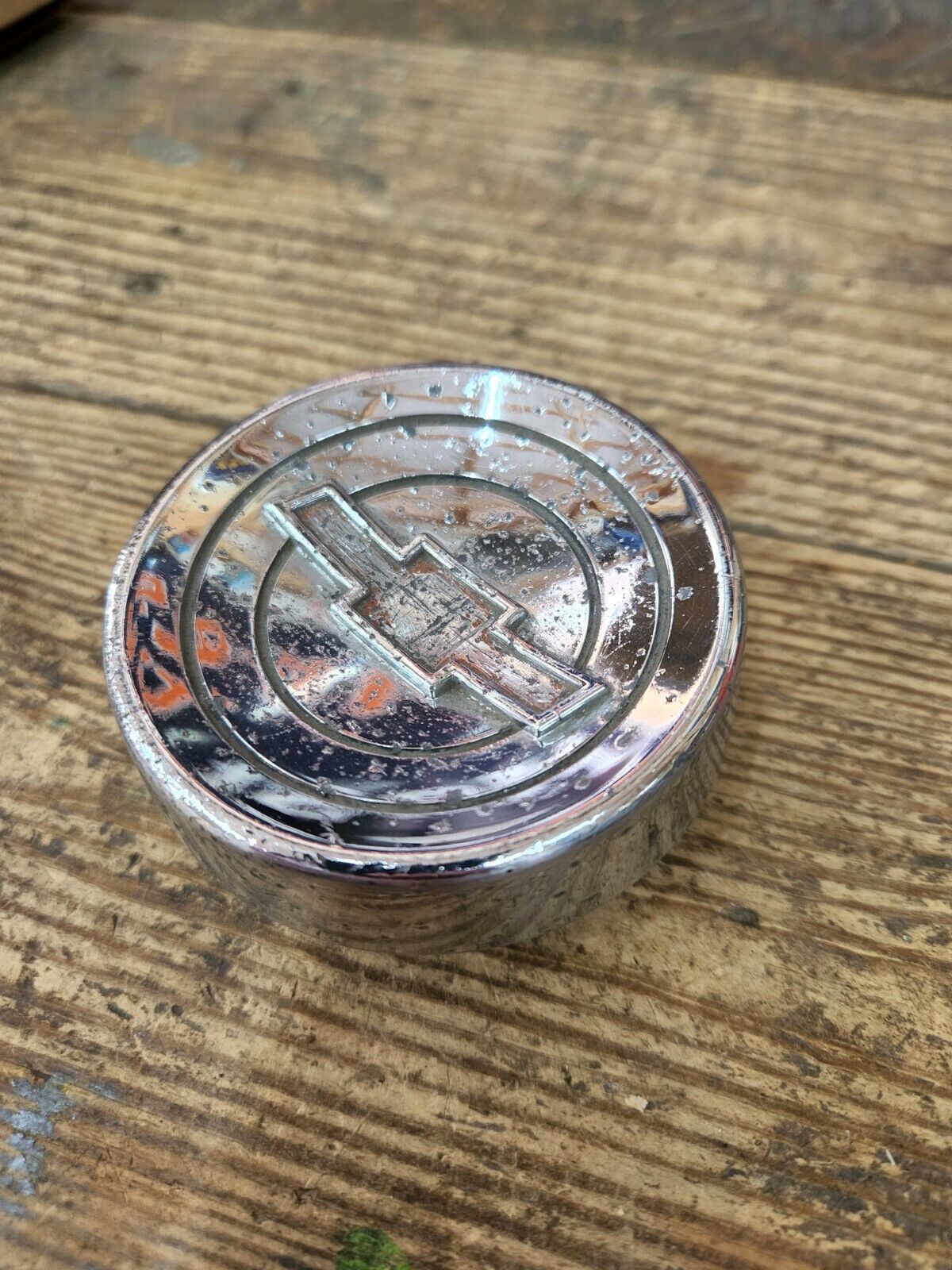 1960-1966 Chevy Pickup Truck Truck Steering Wheel Horn Button Cap Cover OEM