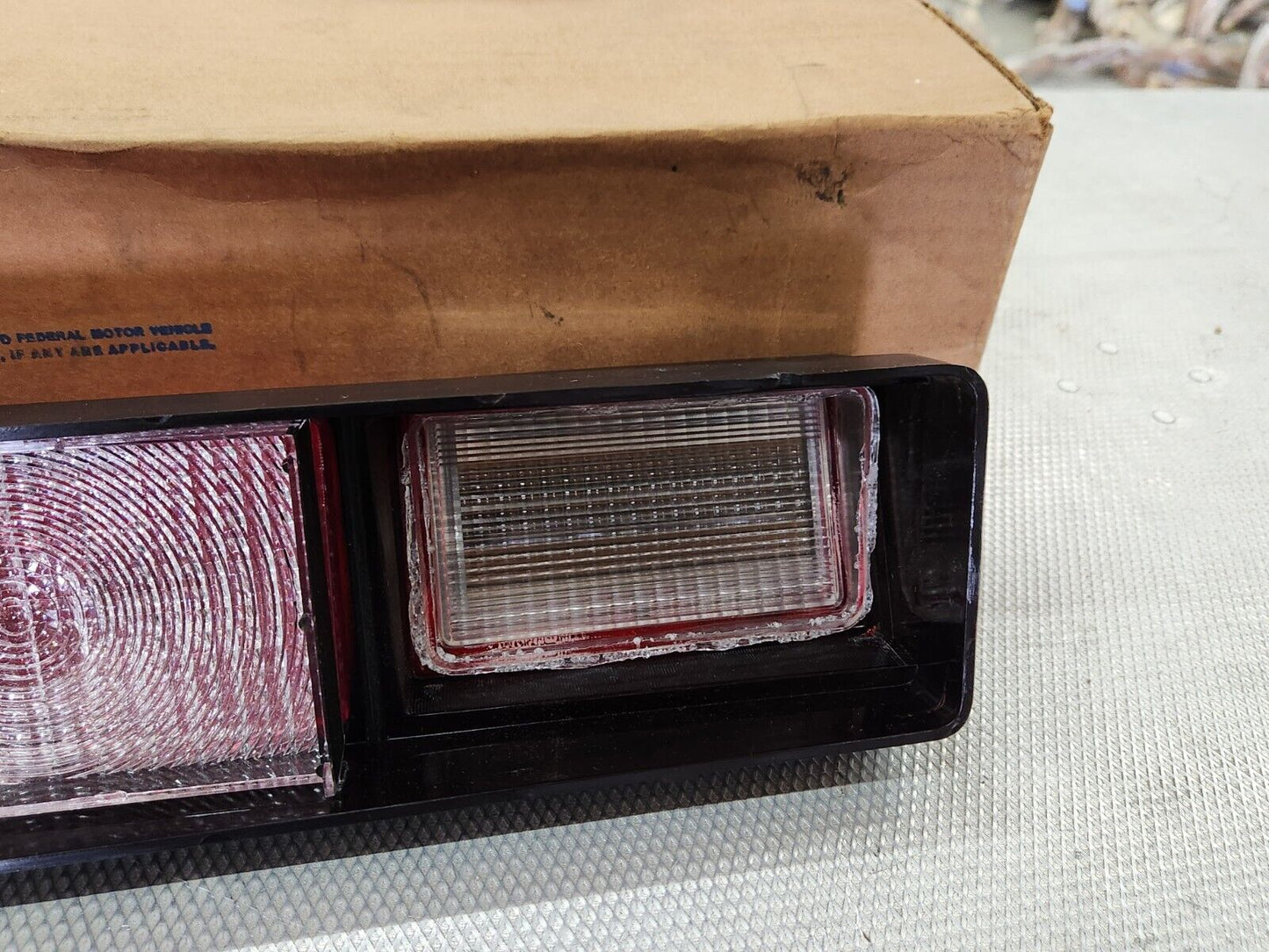 NOS OEM Ford 1974 Mercury Tail Light Lens Rear Lamp Monterey Marquis LH