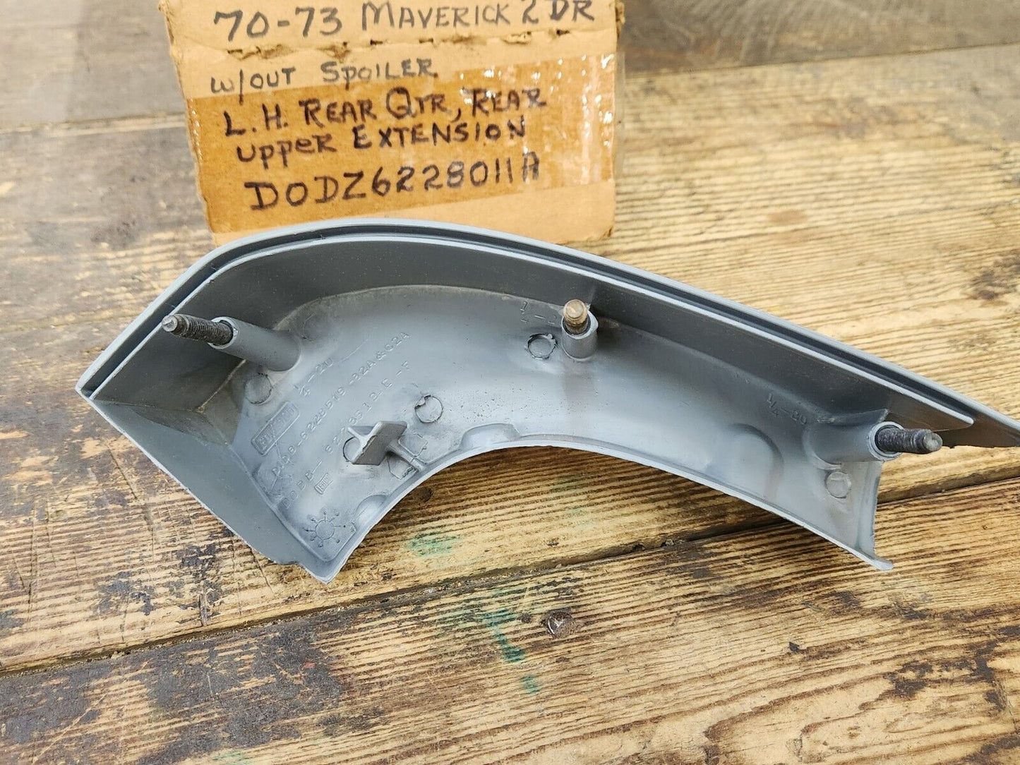 NOS 1970 1971 1972 1973 FORD MAVERICK DRIVERS SIDE REAR QUARTER PANEL EXTENSION