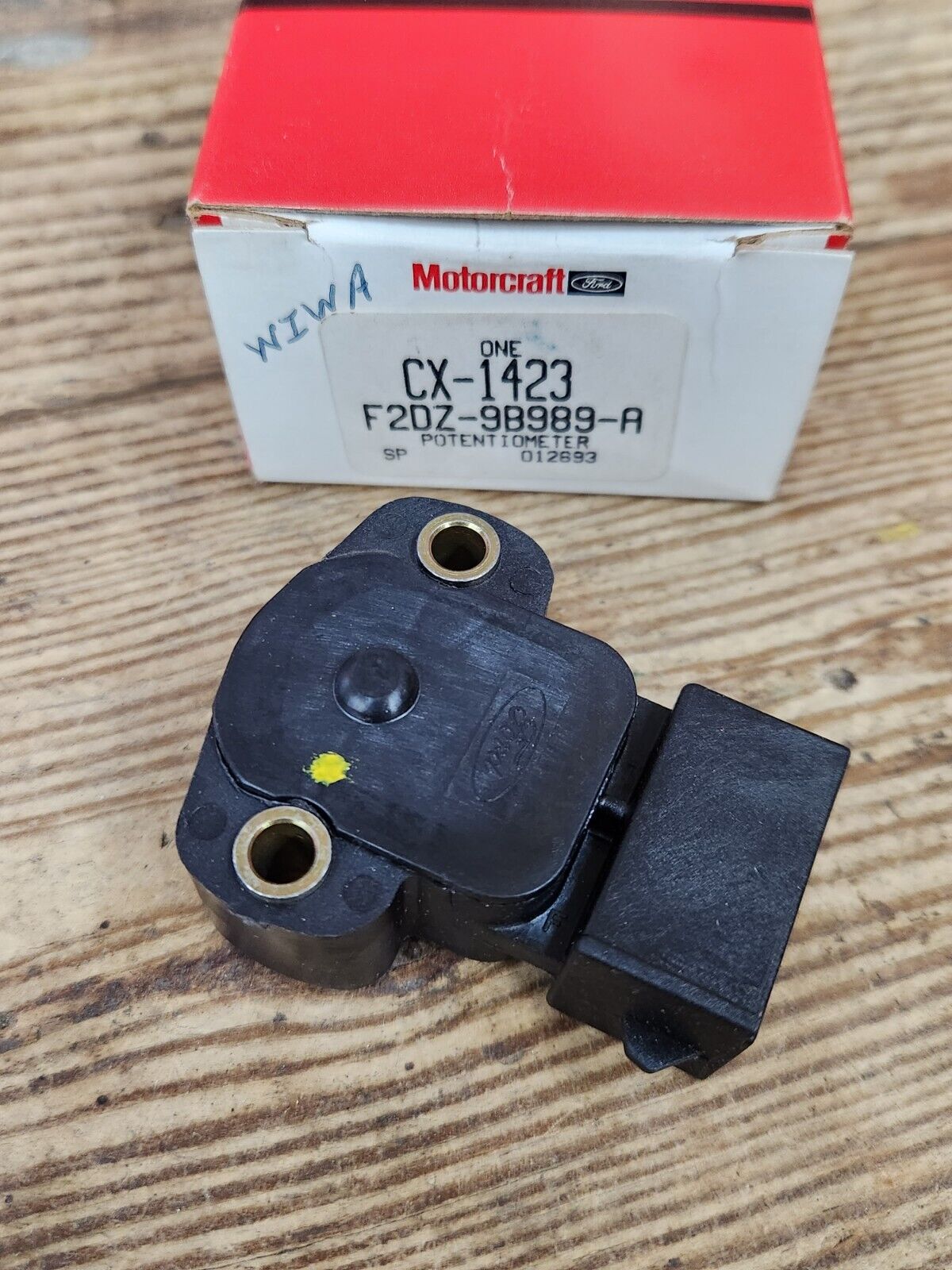 NOS OEM FORD MOTORCRAFT CX-1423 THROTTLE POSITION SENSOR F2DZ-9B989-A