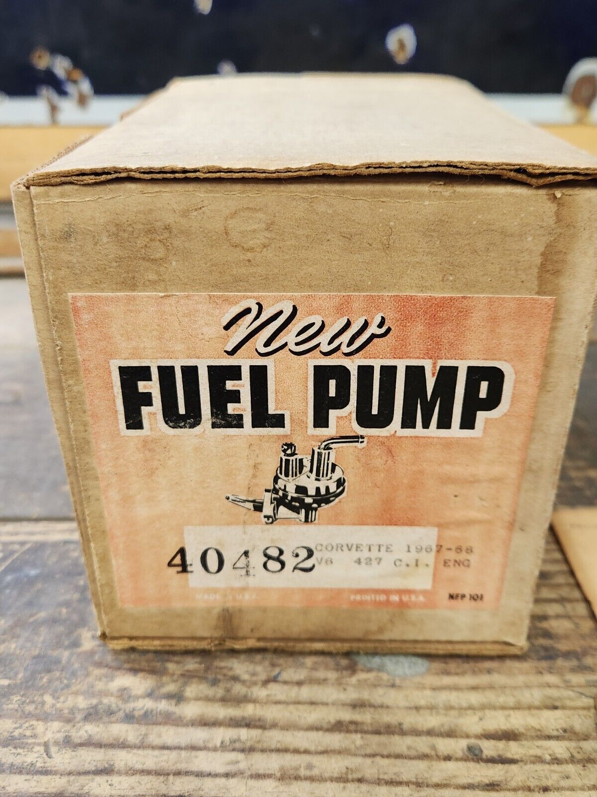 NEW 40482 FUEL PUMP CORVETTE 1966 1967 1968 1969 427 CORVETTE L71 L88 CAMARO 427