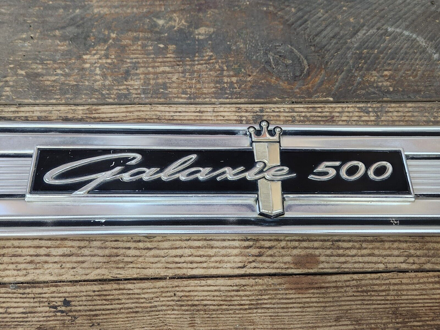 OEM 1964 FORD GALAXIE 500 EXTERIOR TRIM WITH EMBLEM SCRIPT TRUNK FINISH PANEL RH