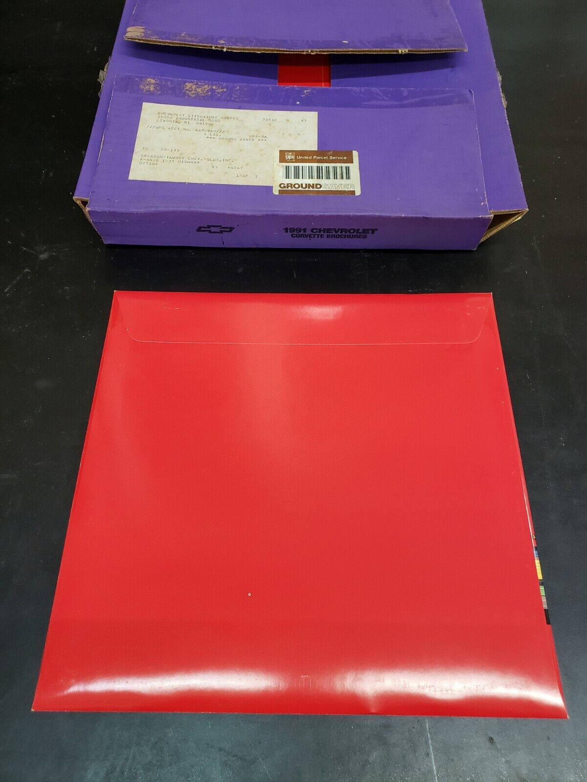 NEW 1991 CHEVROLET CORVETTE C4 BOOK Dealer Sales Brochure Album OEM GM