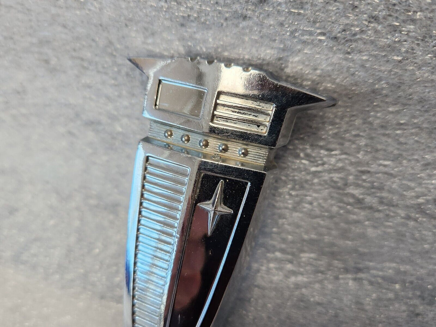 1960 Pontiac Bonneville & Ventura Fuel Door Ornament Emblem Badge OEM 4782696