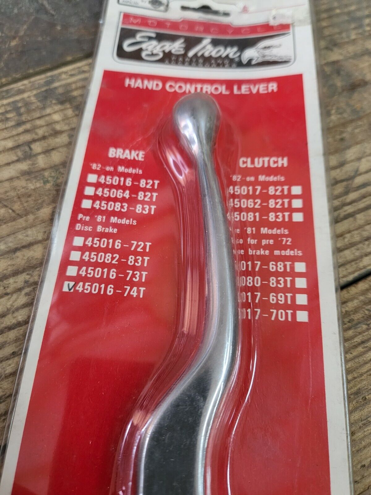 NOS 1972-81 Harley Davidson Sportster & Big Twin Brake LEVER Eagle Iron 45016-74