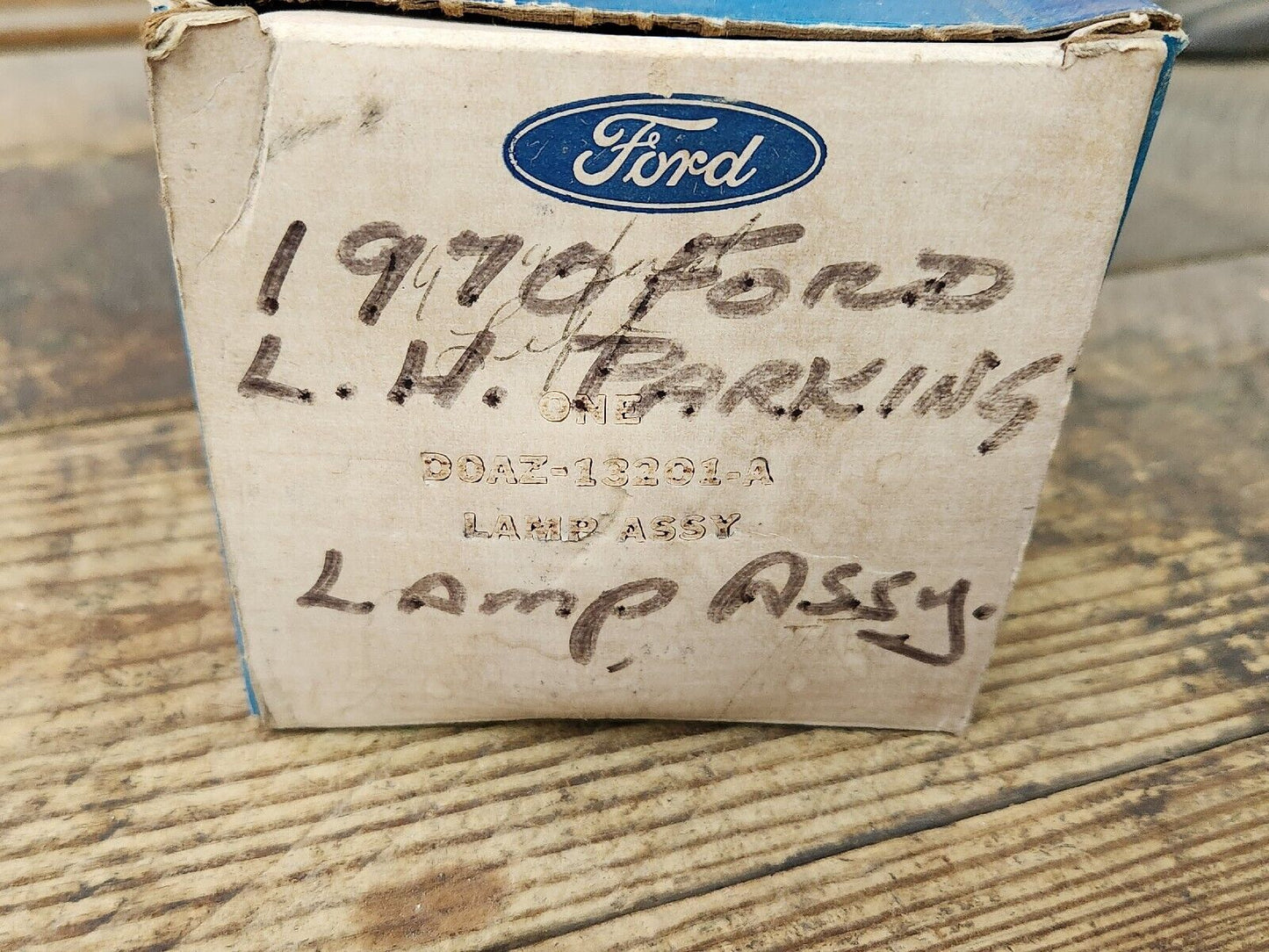 NOS OEM LH Parking Lamp Assembly 1970 Ford Galaxie 500 XL LTD DOAZ-13201-A