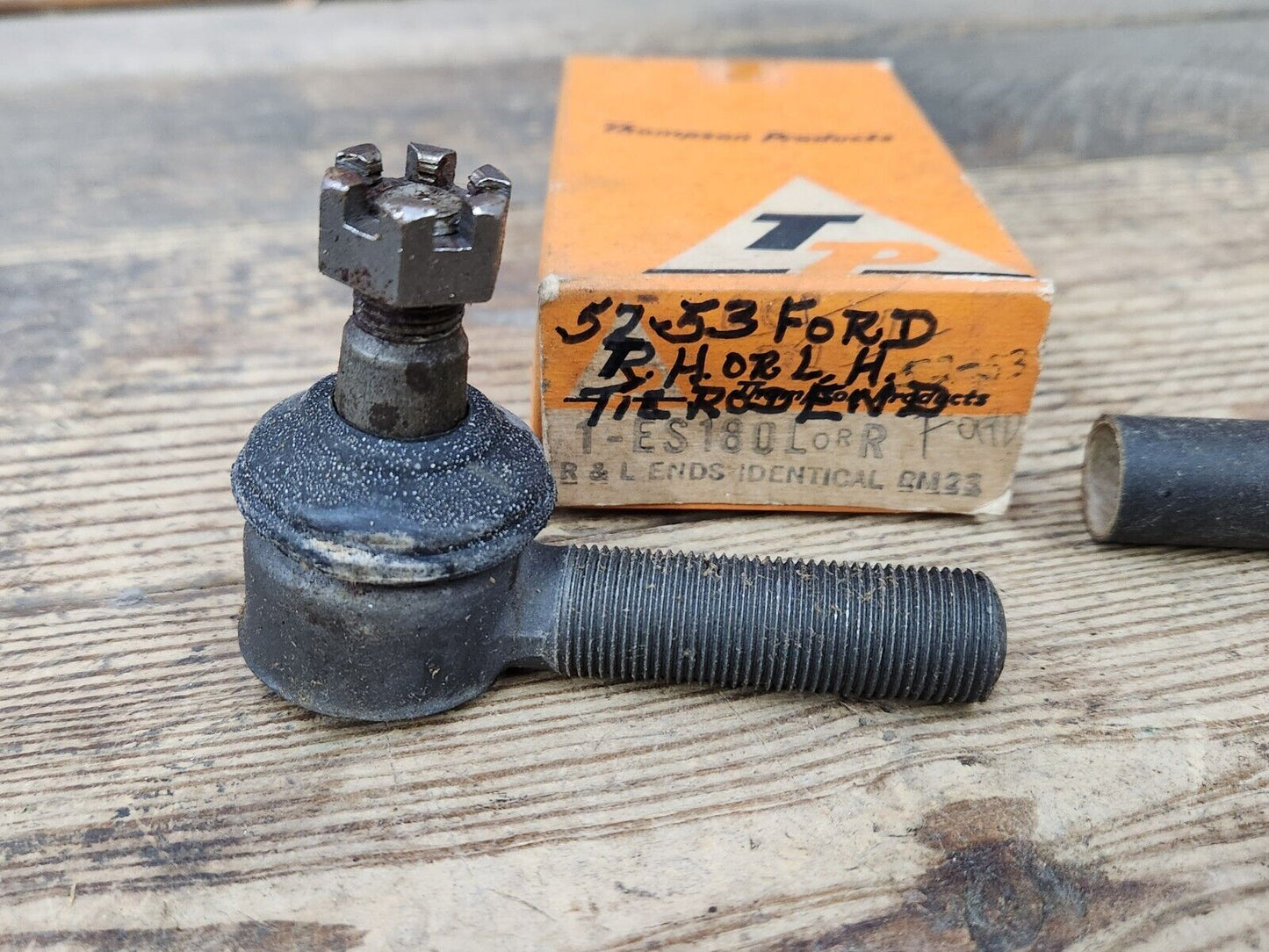 1952 1953 Ford Passenger Car RH or LH Tie Rod End NORS NEW USA MADE ES180