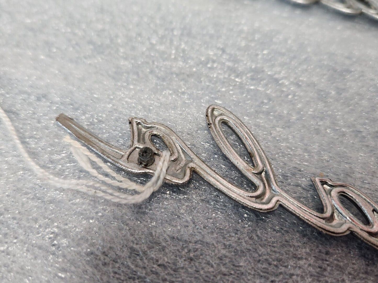 1962 Chevy Impala Rear Quarter Panel Emblems Scripts Deer Set Of 4 OEM GM