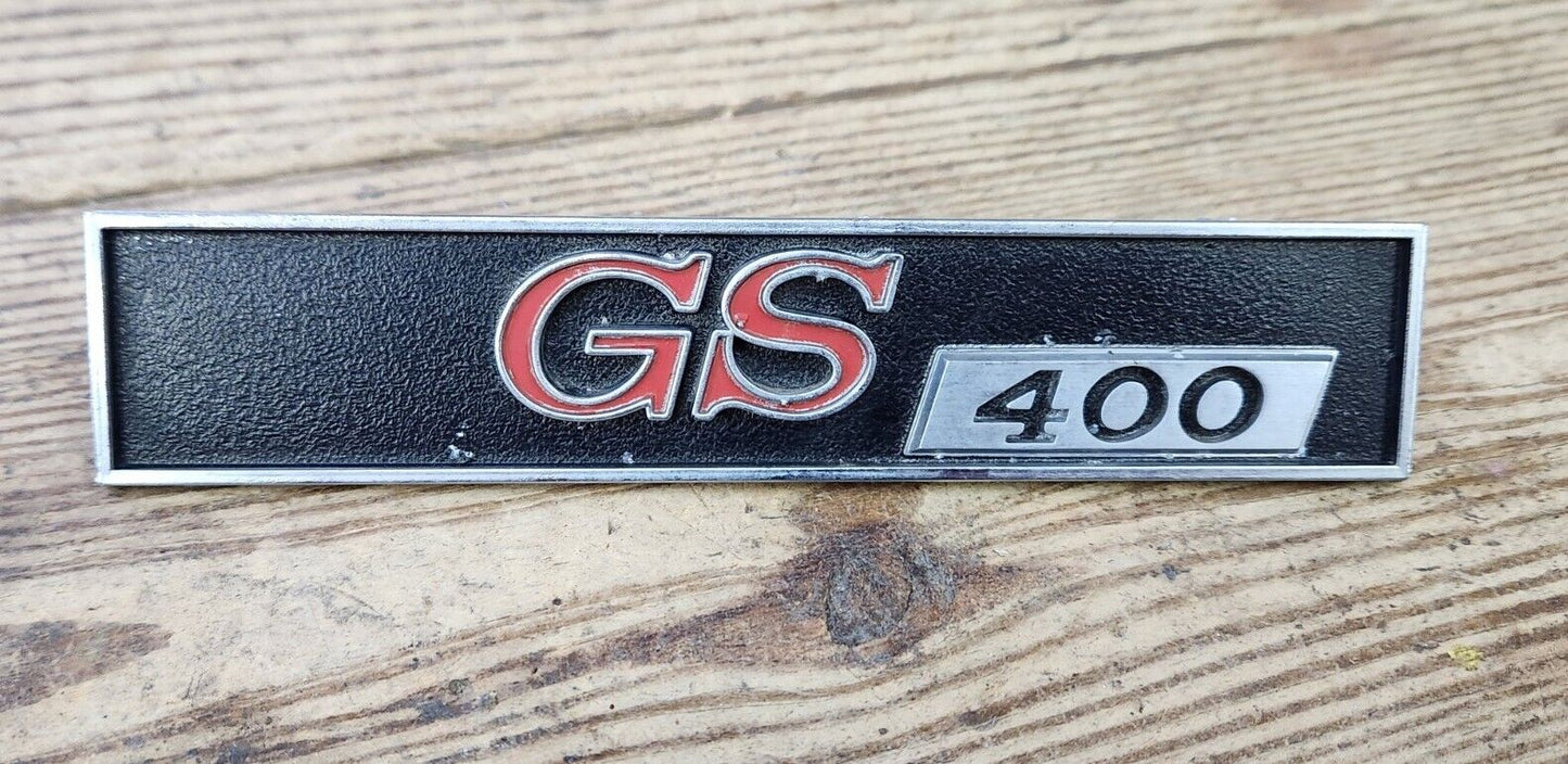 OEM GM 1967 Skylark GS 400 Dash Emblem GM # 1381564