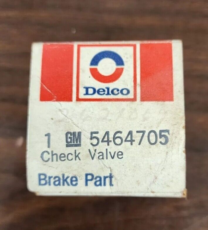 NOS OEM 1963 Corvette GM Delco Power Brake Booster Check Valve NCRS 5464705