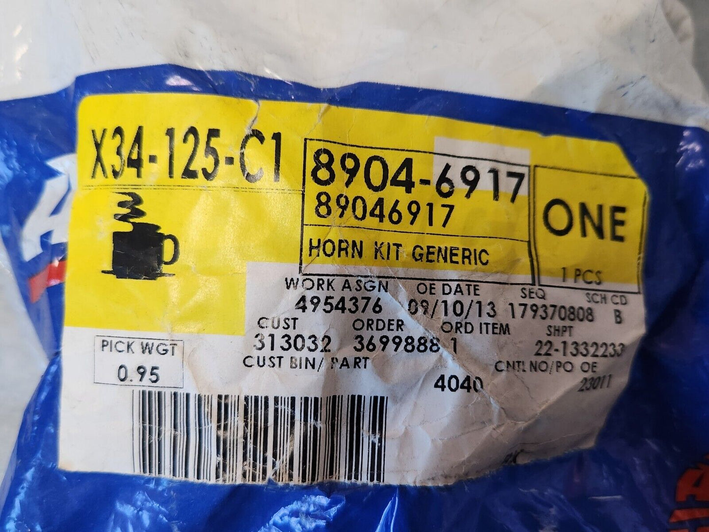 NEW OEM Chevy GMC Pontiac Cadillac Buick Oldsmobile High Note Horn Kit 89046917