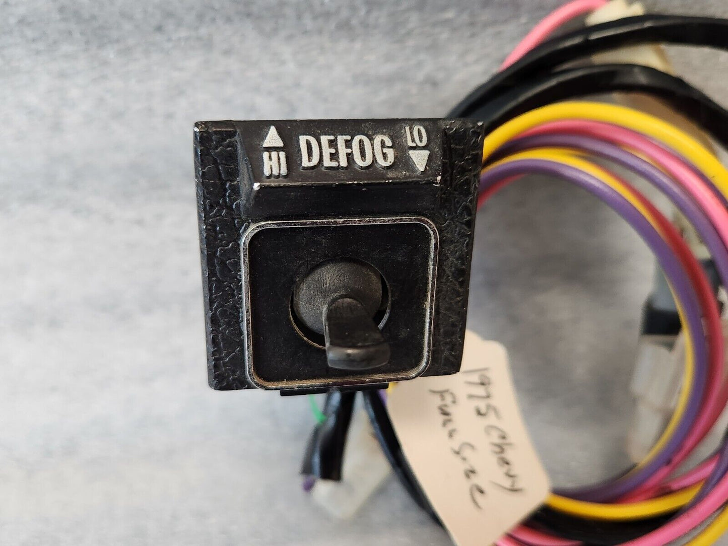 1971 1972 73 74 1975 CHEVELLE IMPALA CAPRICE REAR WINDOW DEFOGGER SWITCH GM OEM